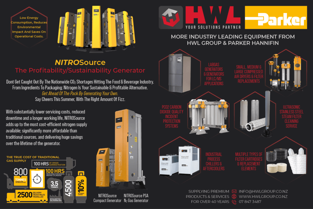 HWL Half Page Advert for Food Technology Magazine
